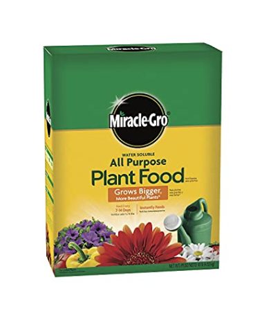 Miracle-Gro Water Soluble All Purpose Plant Food, Plant Fertilizer for Indoor or Outdoor Plants, Roses, Flowers, Houseplants, Vegetables and Trees, 10 lb.