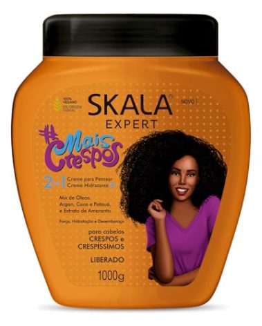 Skala - Expert - Creme de Tratamento 2 em 1 Mais Crespos 1 Kg - (More Curls 2 in 1 Treatment Cream Net 33.81 Oz)