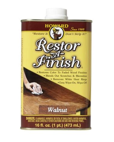 Howard Products RF4016 RF3016 Restor-A-Finish, 16 oz, Walnut, 16 Fl Oz