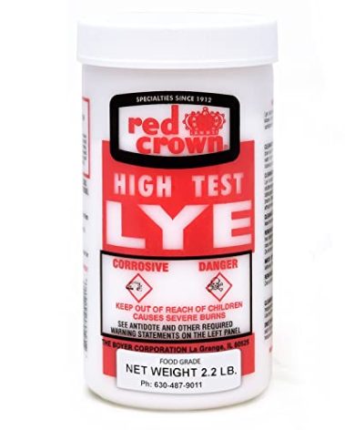 The Boyer Corporation Lye for Soap Making, Sodium Hydroxide Pure High Test Lye Food Grade, Caustic Soda, Drain Cleaner and Clog Remover, 2.2 lbs.