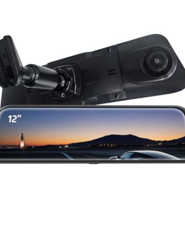 Pelsee Bracket for 12‘’ Mirror Dash Cam Rear View Dash Camera Mount(P12 Pro/P12 Plus/S12 Pro), Not for P12 Pro Max