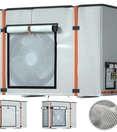 Air Conditioner Cover, Outdoor Mini Split Cover for Air Conditioner Outside Unit, Can be Used in Air Conditioner Operation, AC Protector for All Seasons, 33"L x 13"W x 25"H for 9000-24000 BTU