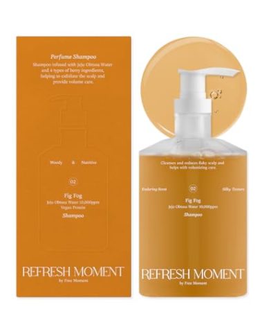 FREEMOMENT Perfume Shampoo | Volumizing Vegan Shampoo for Dry Damaged Hair Care & Scalp Exfoliation | Romantic, Fruity-Wood Fragrance | 16.9 Fl Oz (02 Fig Fog)