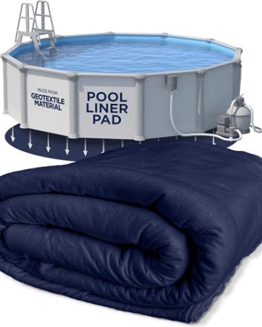 Shop Square 21-Foot Pool Liner Pad for Above Ground Pools - Under Padding, Above Ground Pad, Puncture Protection, Extend Liner Life, Durable Geotextile Material