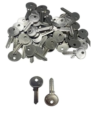 National Brand Alternative Key Blank HL1 Mailbox Lock Key Blank - Pack of 50