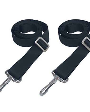 Vtete 2 PCS Adjustable Bimini Boat Top Straps with Loops and Single Snap Hook - 28"~60" Stainless Steel Boat Awning Hardware