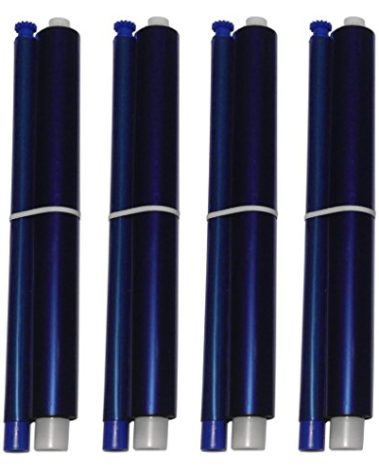 4-pack of KX-FA91 Fax Film Ribbon Refill Rolls for use in Panasonic KX-FP205 KX-FP206 KX-FP207 KX-FP208 KX-FP215 KX-FP215E KX-FP218 KX-FP225 KX-FG2425 KX-FG2451 KX-FG2452 KX-FG2858 KX-FG2956