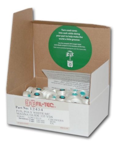 Magna-Glide Prewound"L" Bobbins White - 100 count