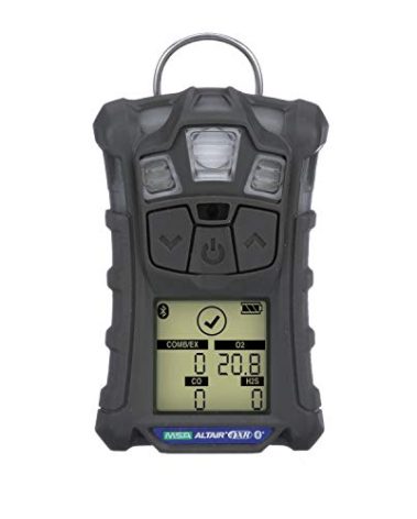 MSA 10178557 ALTAIR 4XR Multigas Detector - (O2, H2S, CO), Color: Charcoal, Portable Gas Monitor, Durable, Handheld, UL/CSA Approval, Includes Instrument Only