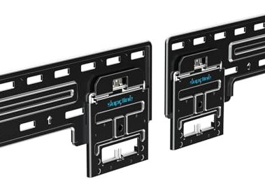 Supcline Ultra Slim TV Wall Mount for 42 to 100 inch Flat & Frame TVs, Only 0.31” Low Profile Flat to Wall TV Mount, Micro Gap Wall Mount tv Bracket, Hold up to 176 lbs, Blends in Any Interior