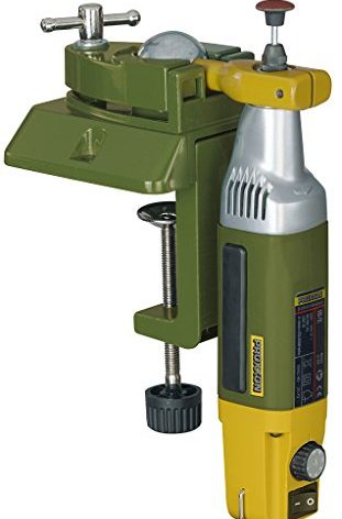 Proxxon 28610 Universal holder UHZ, with clamp, Green