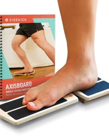 SIDEKICK AxisBoard Single Leg Balance Board, Foot Strengthener For Sprained Ankles, Plantar Fasciitis | Physical Therapy For Foot & Ankle Injuries