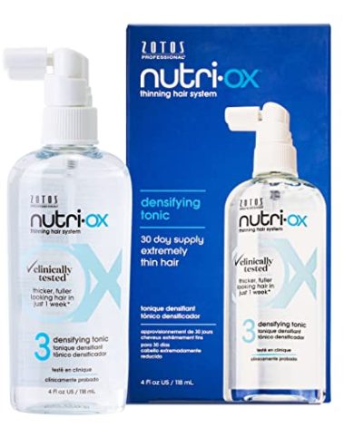 NUTRI-OX Densifying Tonic Thicker, Fuller-Looking Hair | For Extremely Thin Hair | 30-Day Supply | Color-Safe