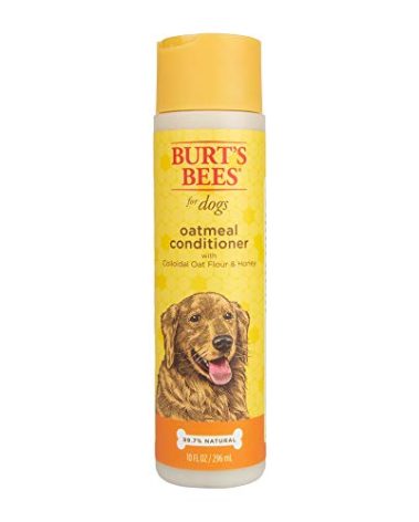 Burt's Bees for Pets Oatmeal Dog Conditioner with Colloidal Oat Flour & Honey - Soothing Relief Conditioner for Dogs, Gentle Dog Hair Conditioner for Oatmeal Bath, Grooming Supplies, 10 Fl Oz