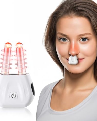 Red Light Nasal Therapy Device - Portable Red Light Therapy for Nose, Nasal Soothing Device