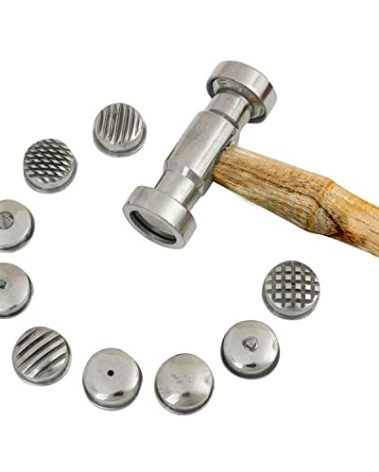 Texturing Hammer with 9 Interchangeable Faces