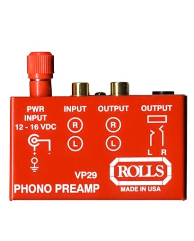 rolls Phono Preamp, Red (VP29)