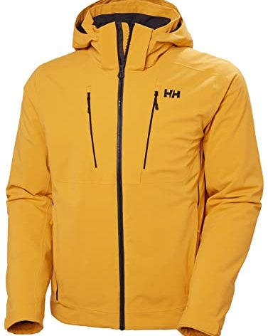 Helly-Hansen Alpha 3.0 Jacket for Men - Premium Waterproof Insulated Skiing Jacket with Breathable Fabric and Ventilation, 328 Cloudberry - XL