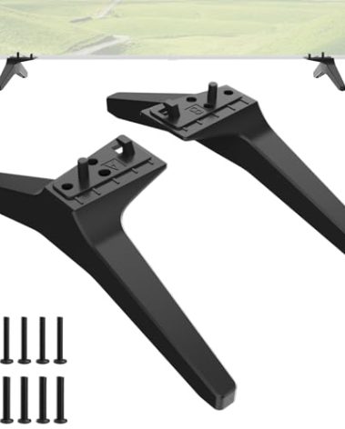 65 Inch 65UR Series TV Stand for LG TV Legs for 65UR8000AUA 65UR8000AUB 65UR8050AUA 65UR8020PSB 65UR8040PSB 65UR8050PSB Replacement Legs for LG TV with Screws, Black