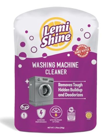 Lemi Shine Washing Machine Cleaner, Restore Performance, Biodegradable Ingredients (1 Count)