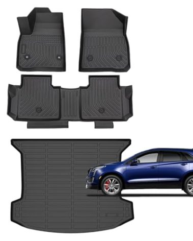 for Cadillac XT5 Floor Mats 2025 2017-2024,Car Mats for Cadillac XT5 All Weather Floor Mats Cargo Liner Accessories 2017-2025