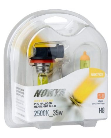 JDM H8 Nokya 2500k Hyper Yellow Head/fog Light Bulbs