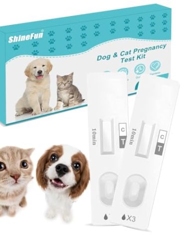Dog & Cat Pregnancy Test Kit at Home,Dog Urine Test - Urine-Based, 98.8% Accurate, 10-Minute Results, Painless(1 PCS)