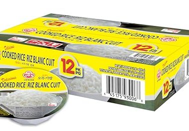 OTOKI Delicious COOKED RICE, Ready to Serve Cooked White Rice, Gluten-Free, Microwaveable, Fully Cooked, Ready in 2mins, 7.4oz (Pack of 12)
