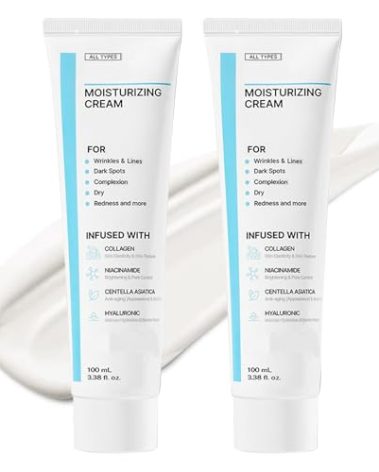 Haigou Youthful Moisturizing Cream, Centella Moisturizer, Barrier Protection, Youthful Moisturizing Cream, Facial Cream, For All Types (2pcs)