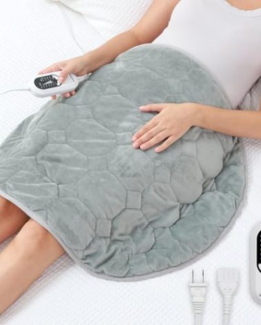 immtree Weighted Heating Pad for Deeper Pain Relief, 5lbs XXXL Size(29x24) with Fast Heat Technology, Heated Blankets for Adults, Relief for Back and Shoulder and Knee