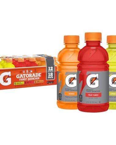 Gatorade Thirst Quencher Sports Drink, Variety Pack, 12 Fl Oz (Pack of 18)
