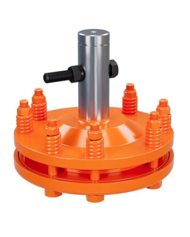 KYBOLT Slip Clutch for PTO Shaft, 1 3/8" PTO Slip Clutch, Smooth Round Ends PTO Friction Clutch, Carburized Steel Tractor Slip Clutch, Adjustable Rotary Cutter Slip Clutch