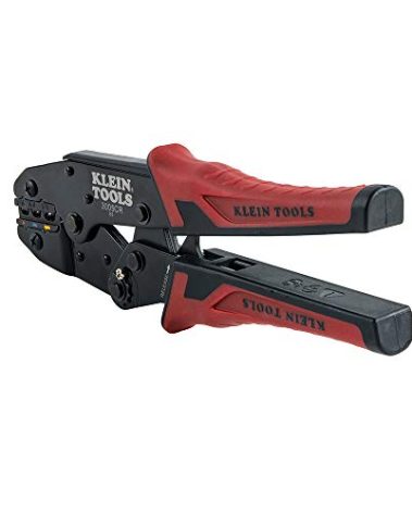 Klein Tools 3005CR Wire Crimper Tool, Ratcheting Insulated Terminal Crimper for 10 to 22 AWG Wire