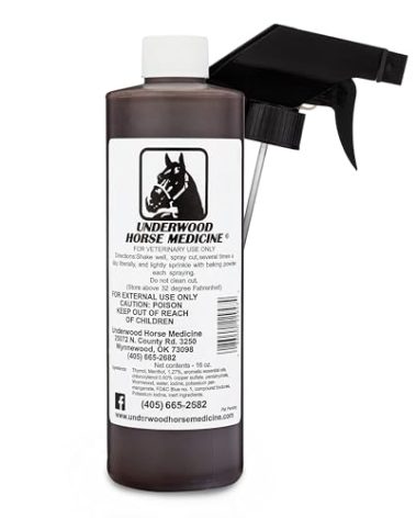 Topical Wound Spray Refill Bottle w/Spray Trigger 16oz – Equine First Aid Kit for Horses – Wound Care for Dogs – Horse Wound Care for Cuts, Horse First Aid Kit & Horse Care Supplies – Dog Wound Care