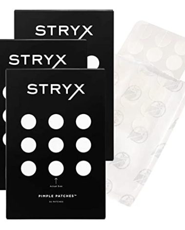 Stryx Hydrocolloid Acne Pimple Patches for Men - Great for Breakouts, Zits, Blemishes, Whiteheads, & Reducing Redness - Designed for Men’s Larger Pores - Ultra-thin, Invisible Application