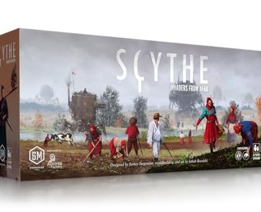 Stonemaier Games: Scythe: Invaders from Afar Expansion | Add 2 New Factions to Scythe (Base Game) | Increase Scythe Player Count to 7 | 1-7 Players, 140 Mins, Ages 14+
