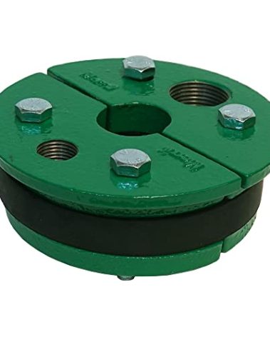 Merrill MFG 5" Cast Iron Well Seal, Cap, Split Top Plate, Single Drop 1in…