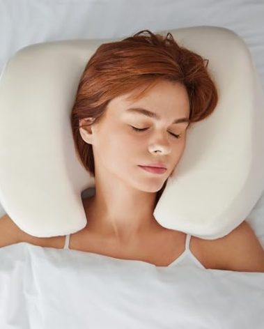 NextSleep, The Best Back Sleeper Pillow, Sleep on Your Back Comfortably, Wrinkle Prevention, Patent Pending Neck Support, Satin Case Included, 100 Night Sleep Trial, CertiPUR-US