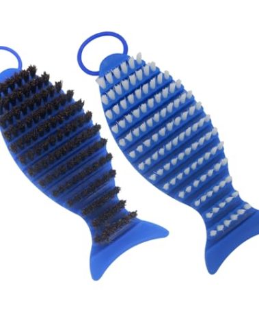 2Pack Barbell Brush Barbell Cleaning, Nylon Brushs for Cleaning Weighted Bars, Cleaning Supplies Stiff Brush for Strength Training Bars, Barbell, Dumbbells, Weight Trays