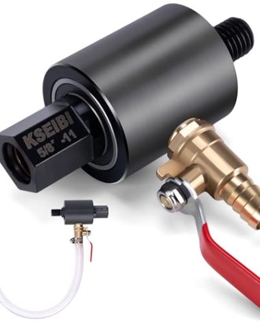 KSEIBI 619578 Water Swivel Adapters for Wet Core Bits, 5/8"-11 Female Thread Diamond Wet Core Bit Adapter, Well Water Drilling Equipment for Core Drilling, Water Well Drilling Equipment