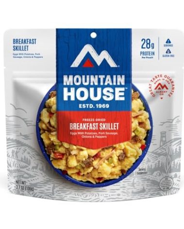 Mountain House Breakfast Skillet | Freeze Dried Backpacking & Camping Food | 2 Servings | Gluten-Free