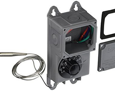 Peco TRF115-005 Industrial NEMA 4X Thermostat, Gray