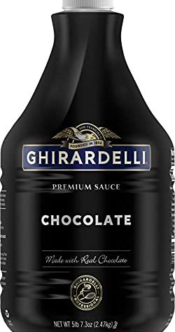 Ghirardelli Black Label Chocolate Sauce 87.3oz - Single Bottle