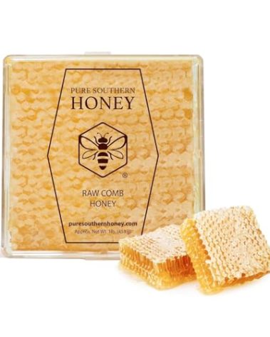 100% Raw Edible Honeycomb by Pure Southern Honey (14 Ounce (Pack of 1))