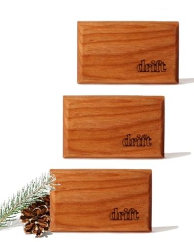 Drift Car Air Freshener - Wood Fragrance - Automotive Odor Eliminator - Car Fresheners Long Lasting - Pine Scent Refill - Pack of 3 - NO CLIP INCLUDED
