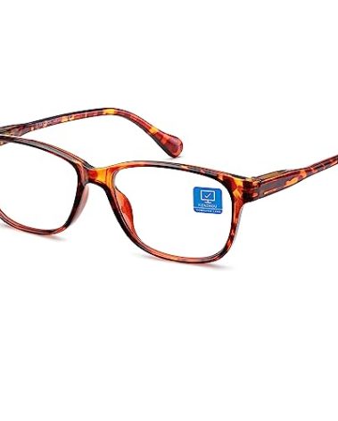 K KENZHOU Blue Light Blocking Computer Glasses 1 Pack Decrease Eye Eyestrain Unisex(Men/Women) (C2)