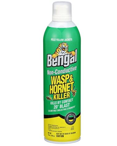 Bengal Non-Conductive Wasp and Hornet Killer, Aerosol Yellow Jacket Killer Spray, 15 Oz. Aerosol Can