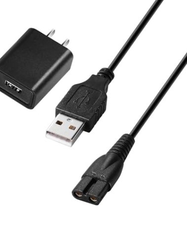 Replacement Brightup YH-7282 Charger Charging Cable Compatible with Brightup YH-7282 Beard Trimmer Charger Cord
