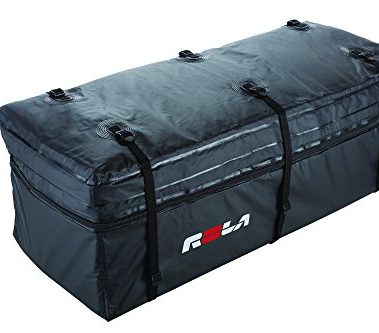 ROLA 59102 Wallaroo Cargo Bag, Rainproof, Expandable Hitch Tray Carrier,Black