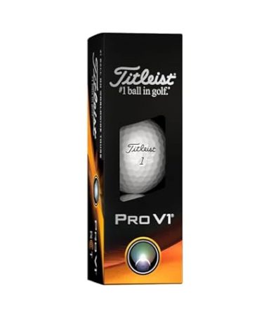Titleist Golf Pro V1 RCT 3-Balls, White